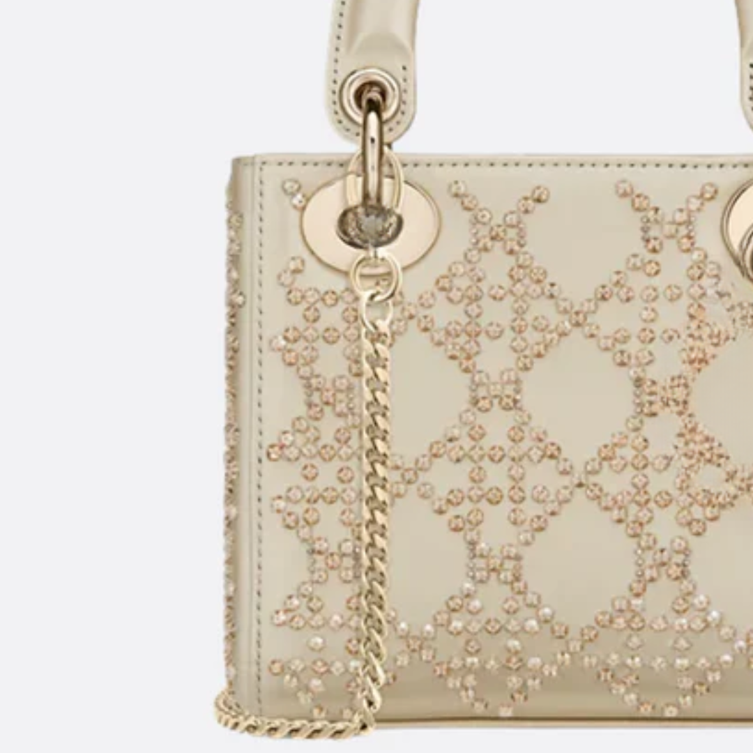 Mini Tasche mit Perlenstickerei