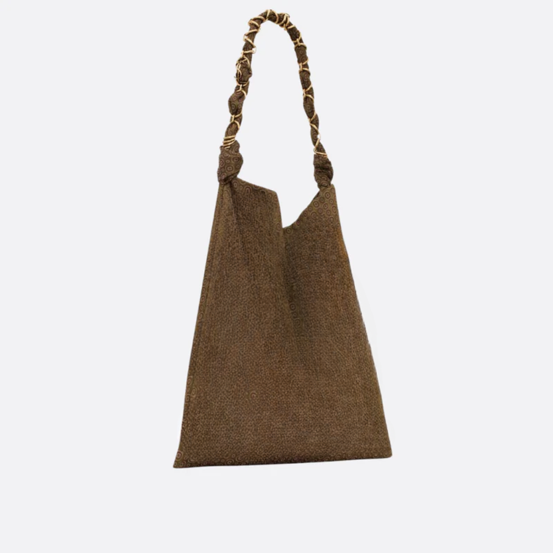 Tote-Bag mit Jacquard-Muster